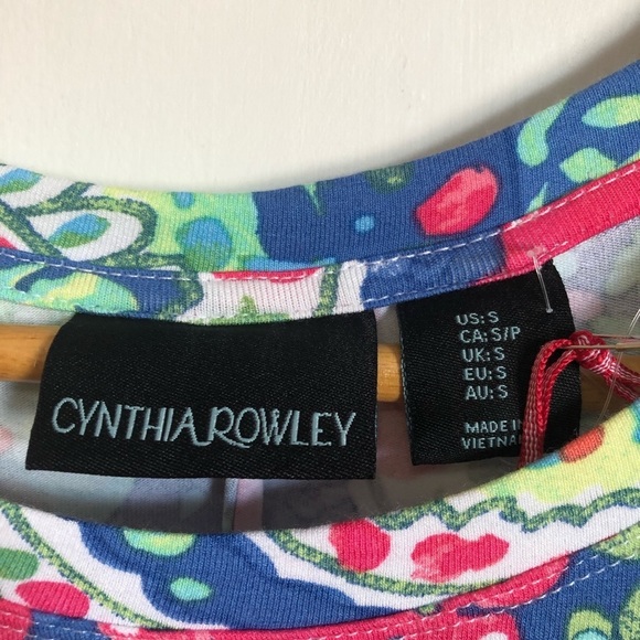 CYNTHIA Rowley Dress Floral Small - Picture 4 of 8